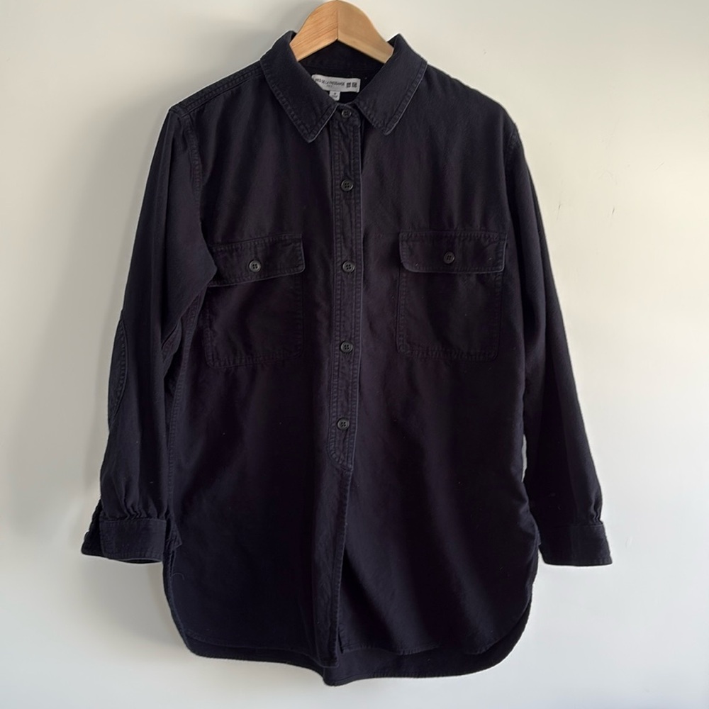 Uniqlo - Ines de la Fressange brushed cotton/flannel button down shirt